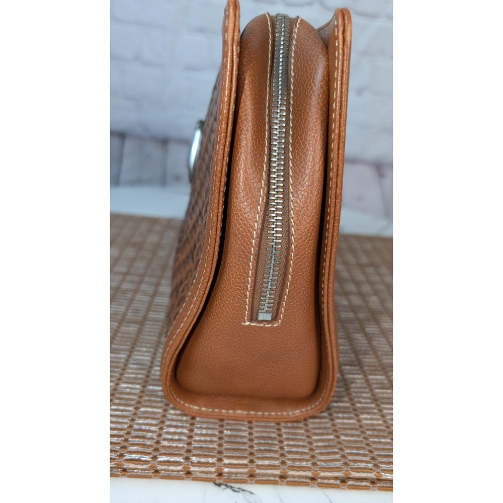 Barry Kieselstein-Cord RARE Brown Woven Leather Clutch - 925 Silver Horse head - Picture 5 of 16